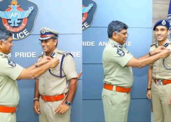 వరుసగా రెండోసారి రాష్ట్ర డి.జి.పి. చేతులు మీదుగా డి.జి.పి.డిస్క్ అవార్డు స్వీకరించిన నగర పోలీస్ కమీషనర్ కాంతి రాణా టాటా ఐ.పి.ఎస్.