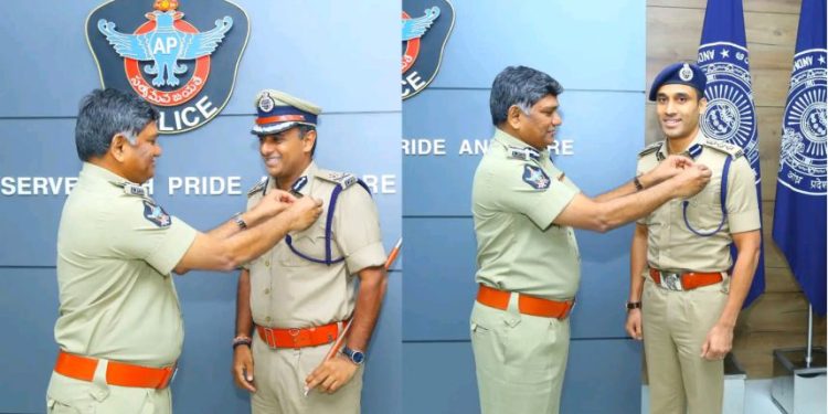 వరుసగా రెండోసారి రాష్ట్ర డి.జి.పి. చేతులు మీదుగా డి.జి.పి.డిస్క్ అవార్డు స్వీకరించిన నగర పోలీస్ కమీషనర్ కాంతి రాణా టాటా ఐ.పి.ఎస్.