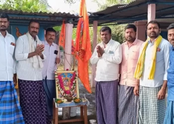 గౌడ సంఘం ఆధ్వర్యంలో రాములోరికి పూజలు.