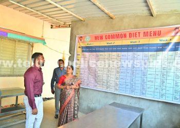 ప్రభుత్వ పాఠశాలను ఆకస్మిక తనిఖీ చేసిన కలెక్టర్..!