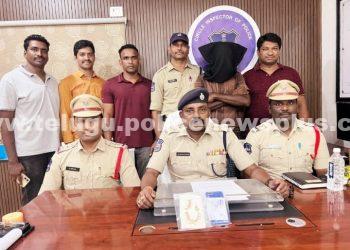 చైన్ స్నాచింగ్ కేసు లో నిందితుడ్ని 24 గంటల్లో అరెస్టు చేయించిన జగిత్యాల రూరల్ పోలీసులు.