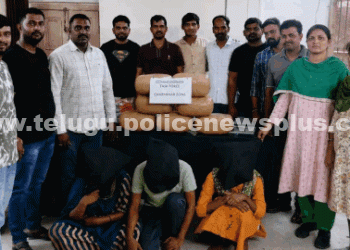 అంతర్రాష్ట్ర గంజాయి రవాణా ముఠా గుట్టురట్టు