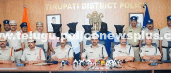 ₹1.5 కోట్ల దొంగతనం కేసును ఛేదించిన తిరుపతి పోలీసులు