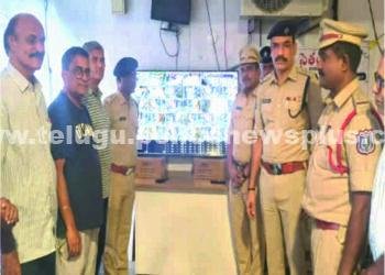 74 సీసీ కెమెరాలను ప్రారంభించిన ట్రాఫిక్ డీసీపీ