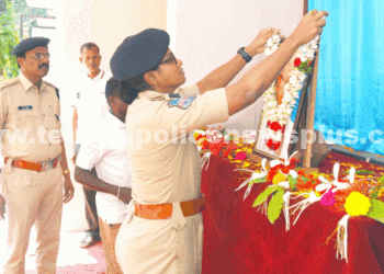 గాంధీ జయంతి వేడుకల్లో పాల్గొన్న వరంగల్ సీపీ శ్వేత